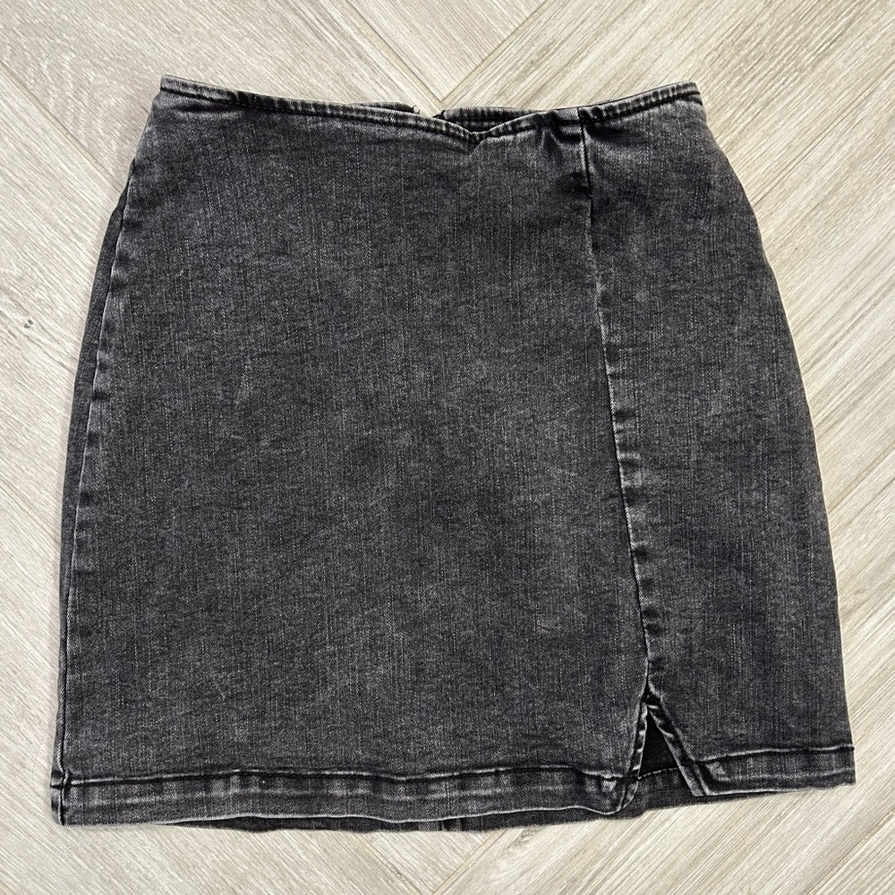 Wild Fable Black Denim Mini Skirt Size 00